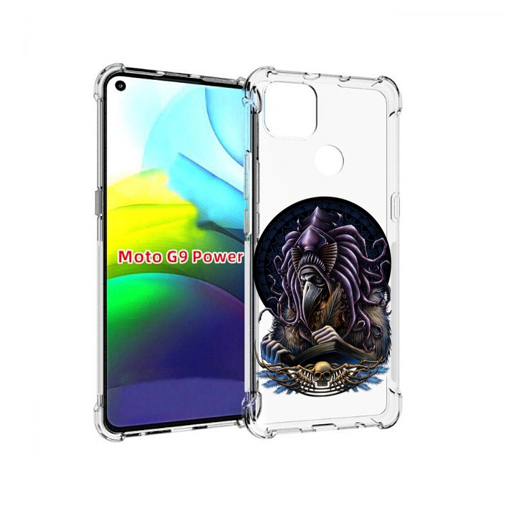 

Чехол MyPads умный ворон для Motorola Moto G9 Power, Прозрачный, Tocco