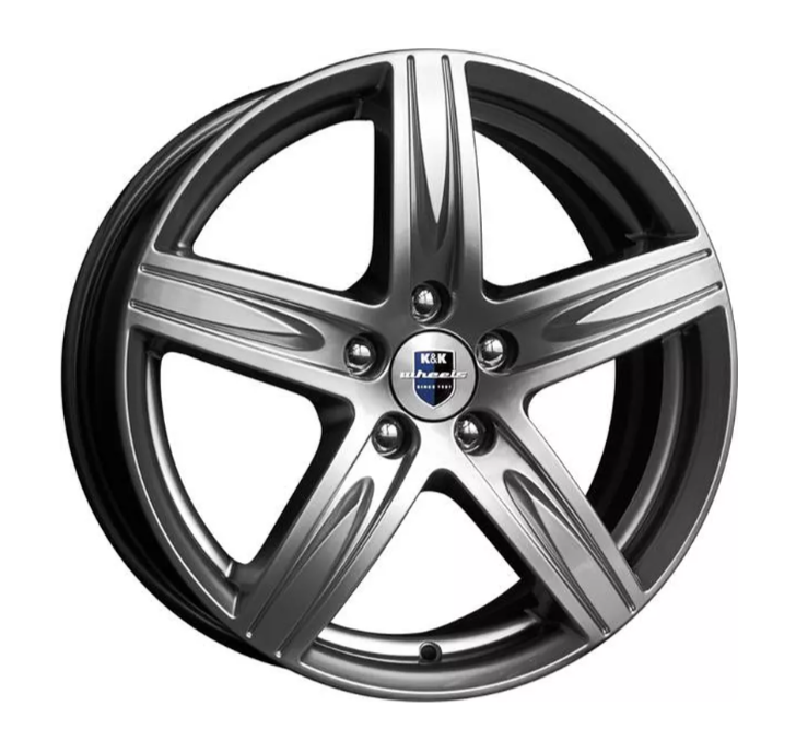 

R17 5X108 7J Et40 D67,1 К&К Андорра (Кс547) Дарк Платинум K&K арт. 71784, Серебристый