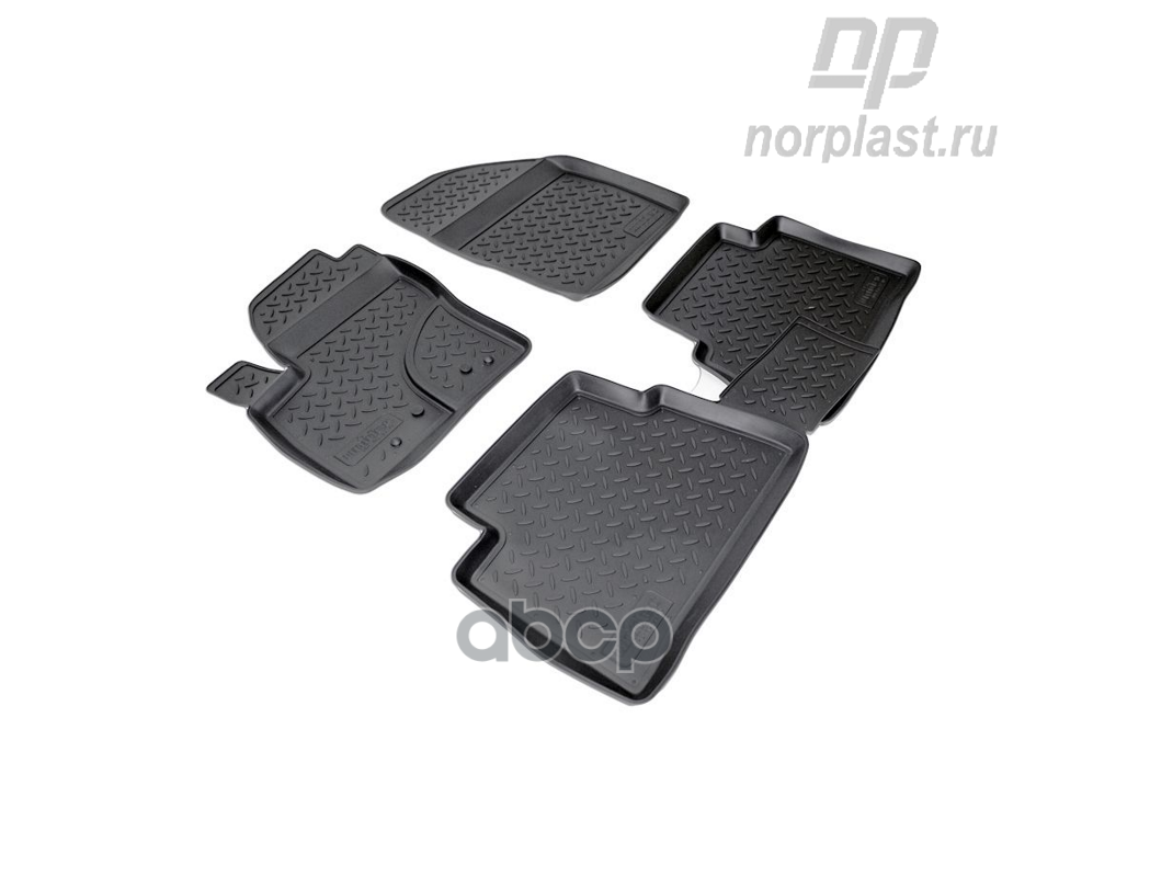 

Коврики Салон. Ford C-Max (Dm2) (2003-2010) Черн Полиурет Компл NORPLAST npl-po-22-10