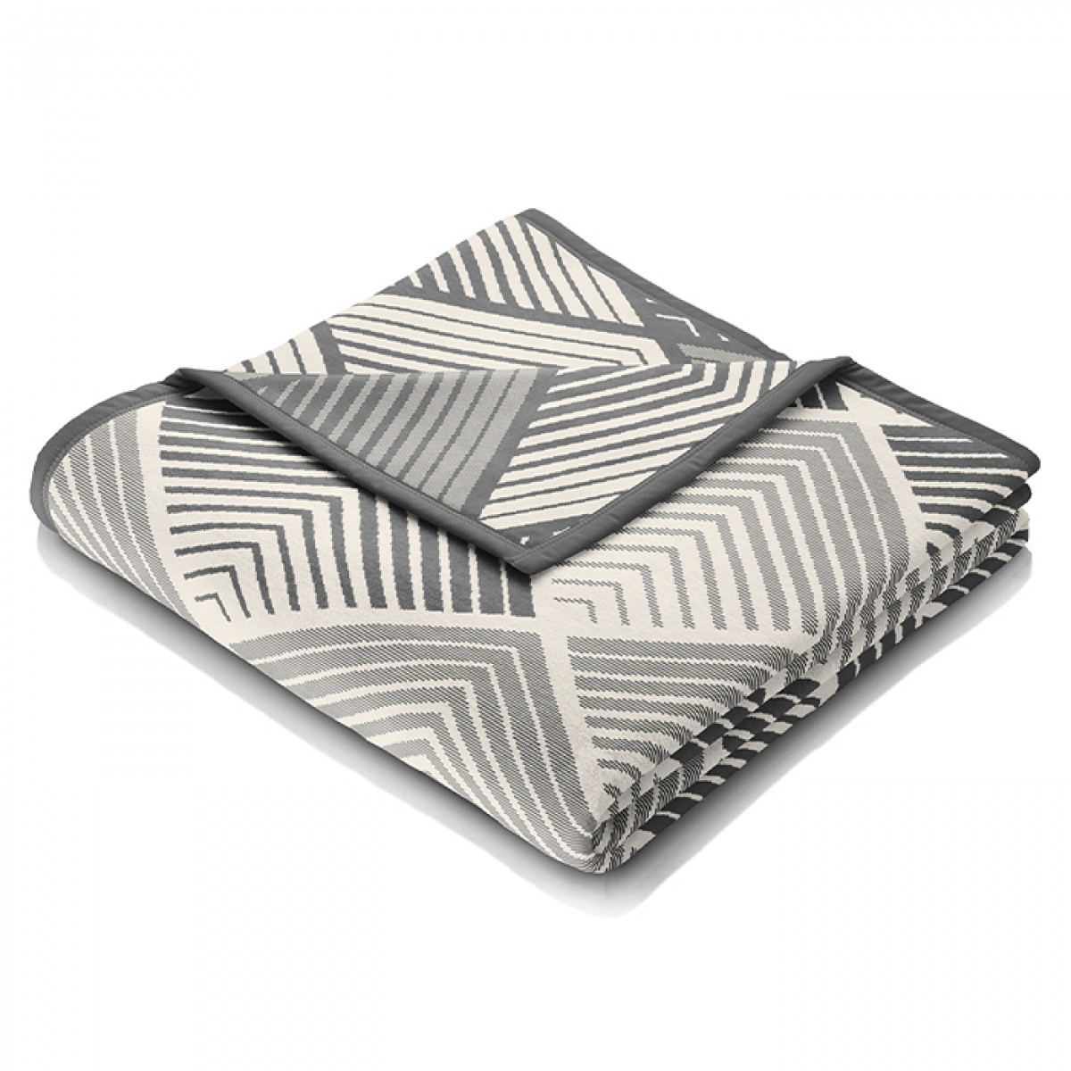 Плед Biederlack Illusion Grey 150x200 см