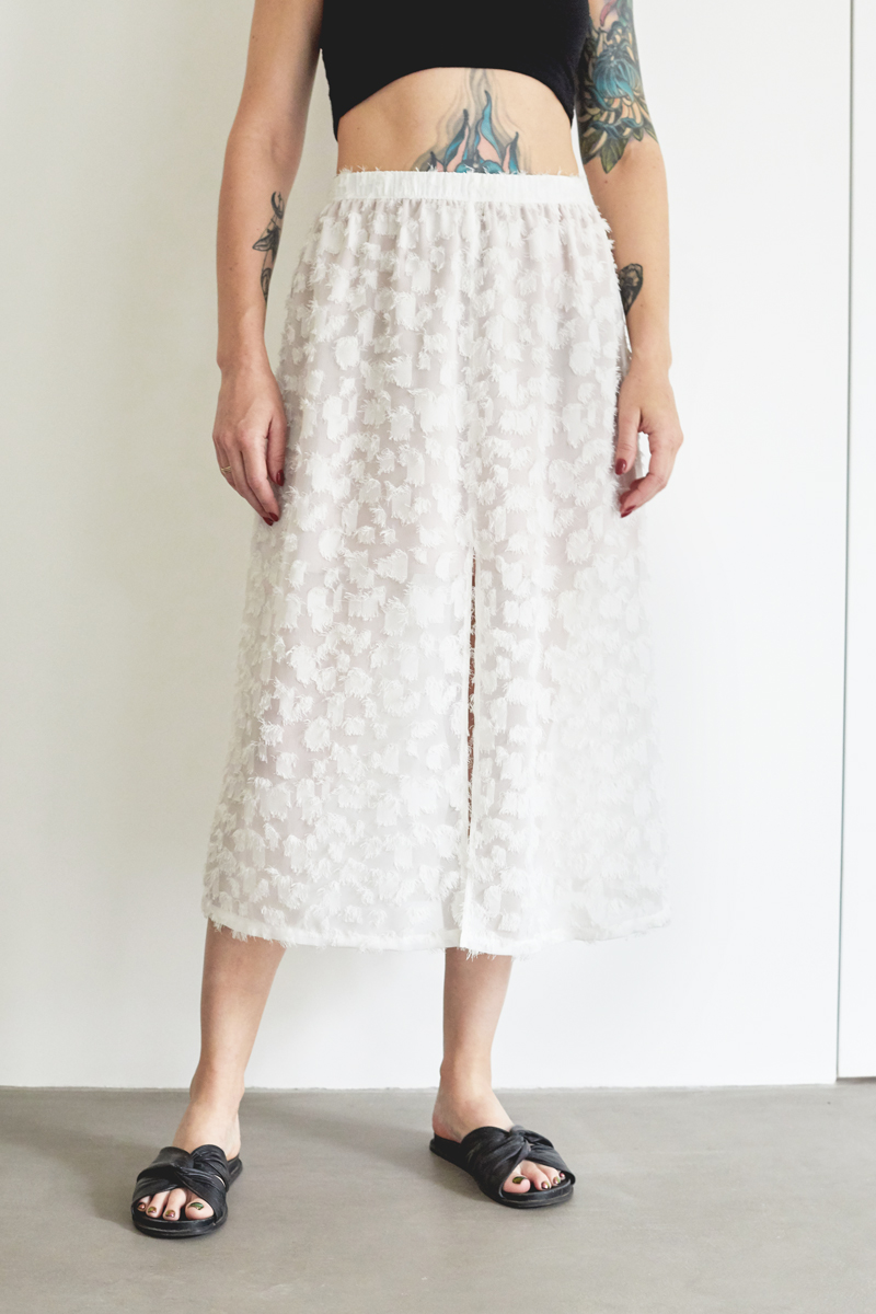 Юбка женская ASHE F18SK2 белая ONE SIZE