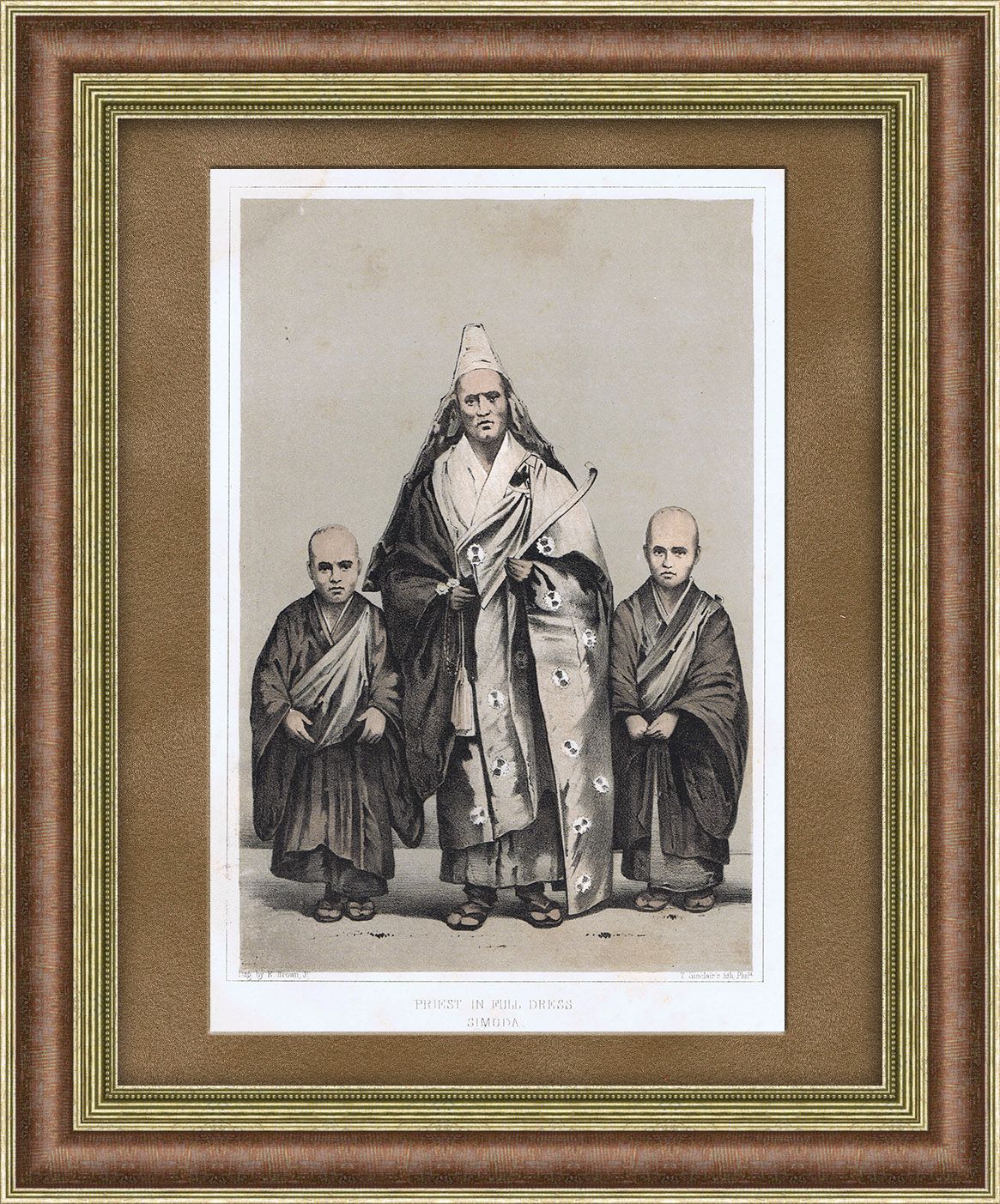 

Японский буддийский монах школы Сото-дзен, 1850-е гг, Предмет,19306
