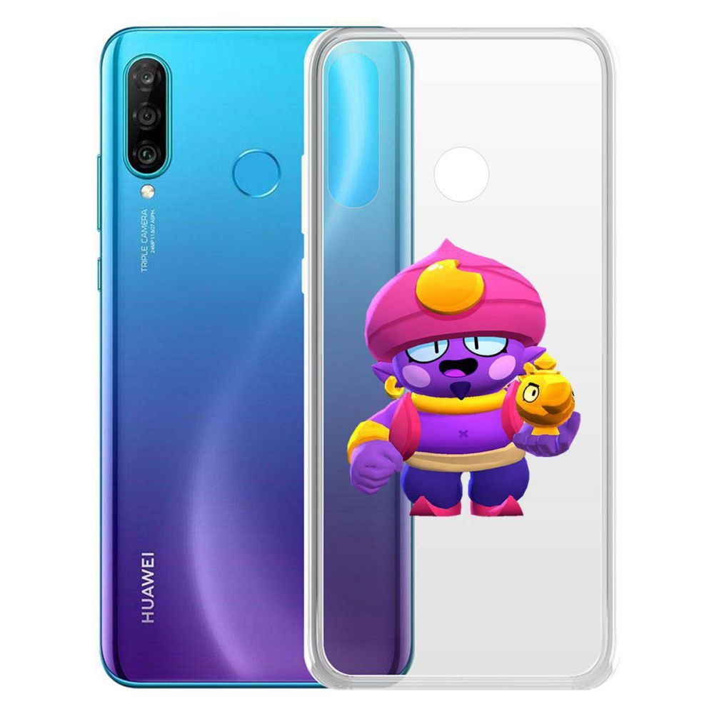 

Чехол-накладка Brawl Stars-Джин для Huawei P30 Liteor 20 Lite (RU)/20s/20e