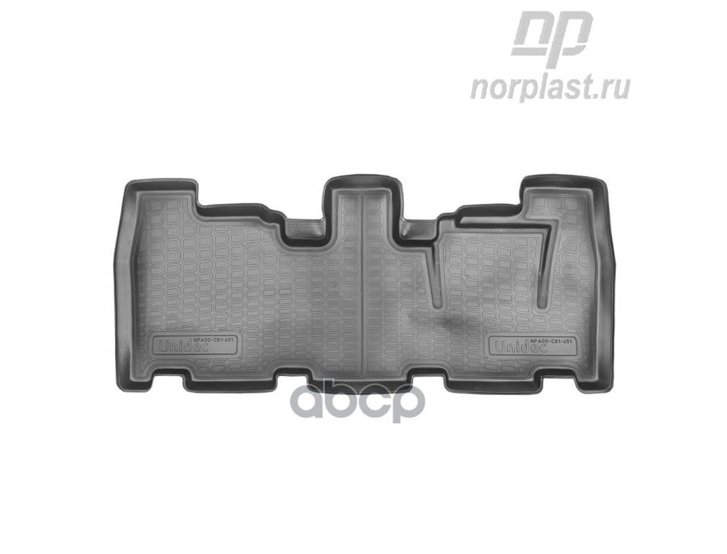 

Коврики Салон. Nissan Pathfinder (2004) (3 Ряд) Черн Полиурет Шт NORPLAST npa00-c61-451