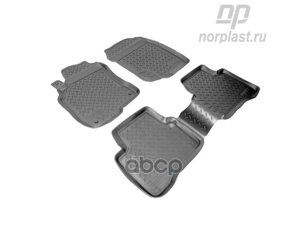 

Коврики Салон. Nissan X-Trail (2001-2007) Черн Полиурет Компл NORPLAST npl-po-61-80