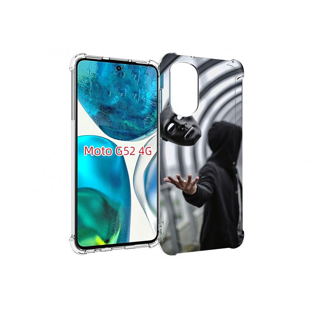 

Чехол MyPads Сними-маску для Motorola Moto G82 / Moto G52, Прозрачный, Tocco