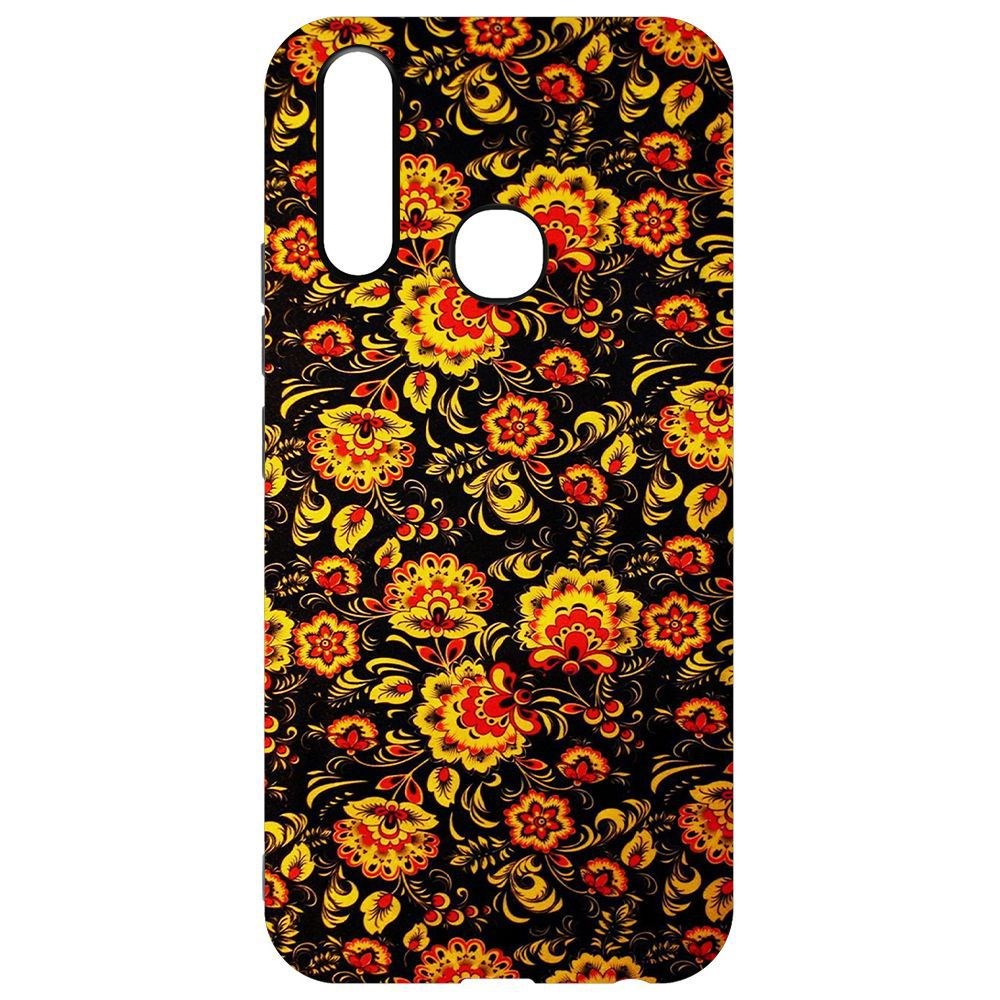 Чехол-накладка Krutoff Soft Case Хохлома для Vivo Y12