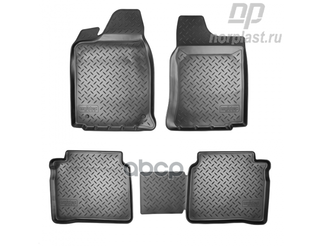 

Коврики Салон. Vaz 2101-2107 Черн Полиурет. Компл NORPLAST npl-po-94-01