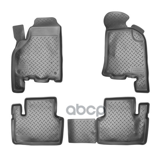

Коврики Салон. Vaz 2170 Priora (2007) Черн Полиурет. Компл NORPLAST npl-po-94-55