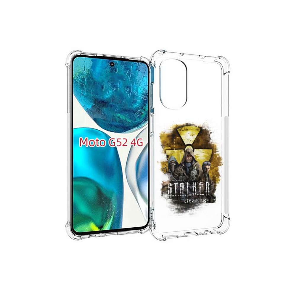 

Чехол MyPads Сталкер мужской для Motorola Moto G82 / Moto G52, Прозрачный, Tocco