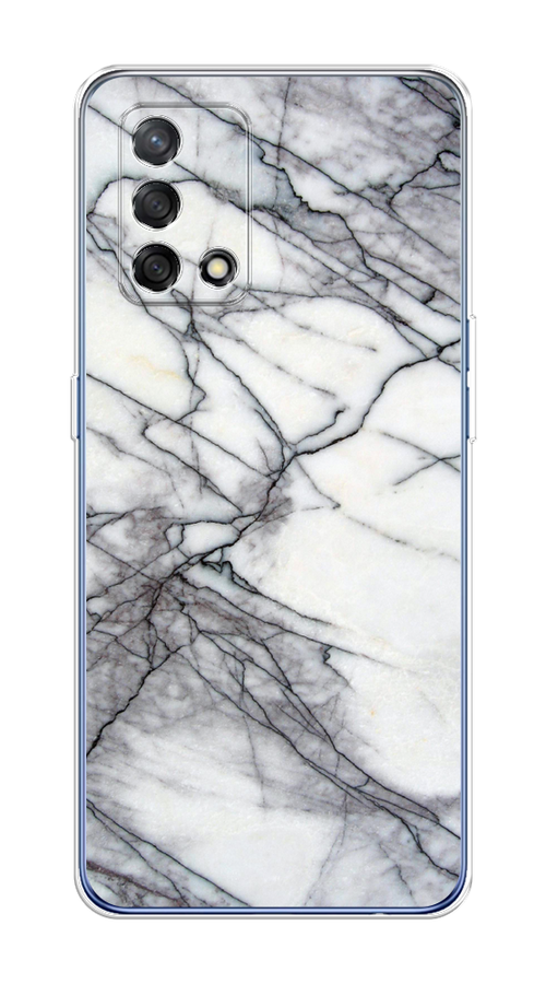 

Чехол на OPPO A74 4G/F19 "Минералы 11", Серый;черный, 256050-1