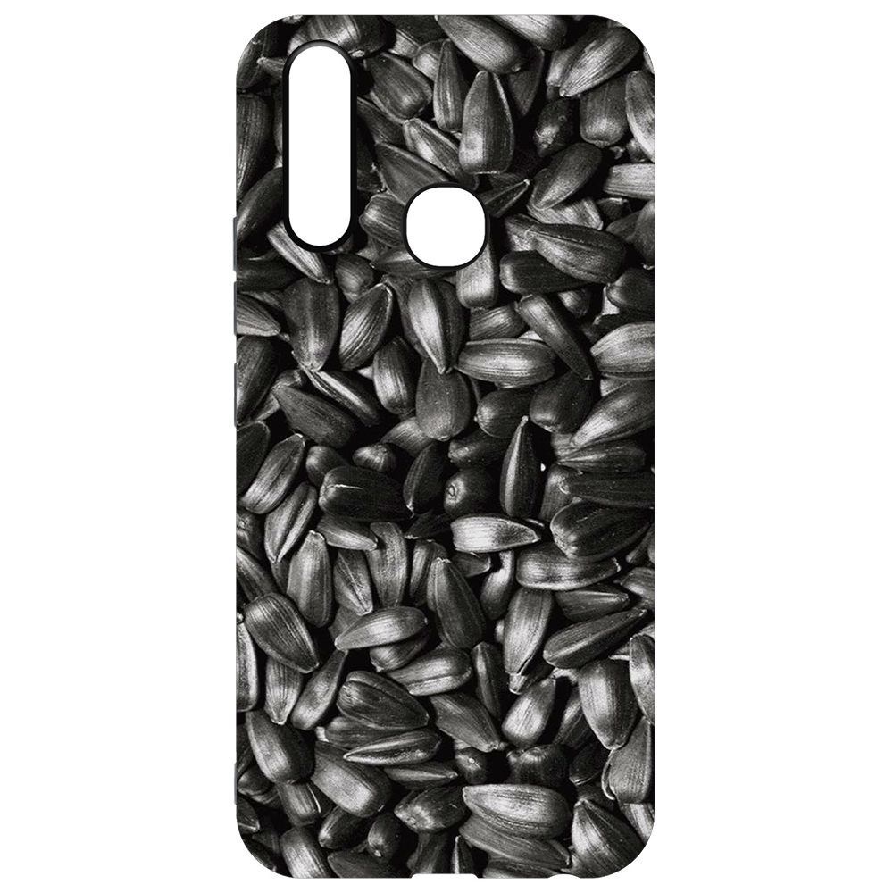 

Чехол-накладка Krutoff Soft Case Семечки для Vivo Y17, Черный