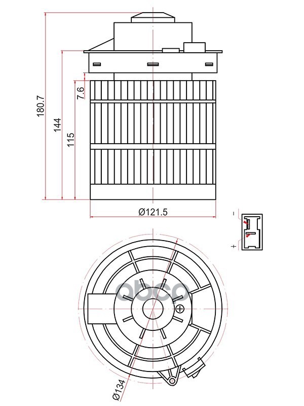 

Мотор Отопителя Салона Nissan Juke 10- Sat арт. ST-272261KA0A