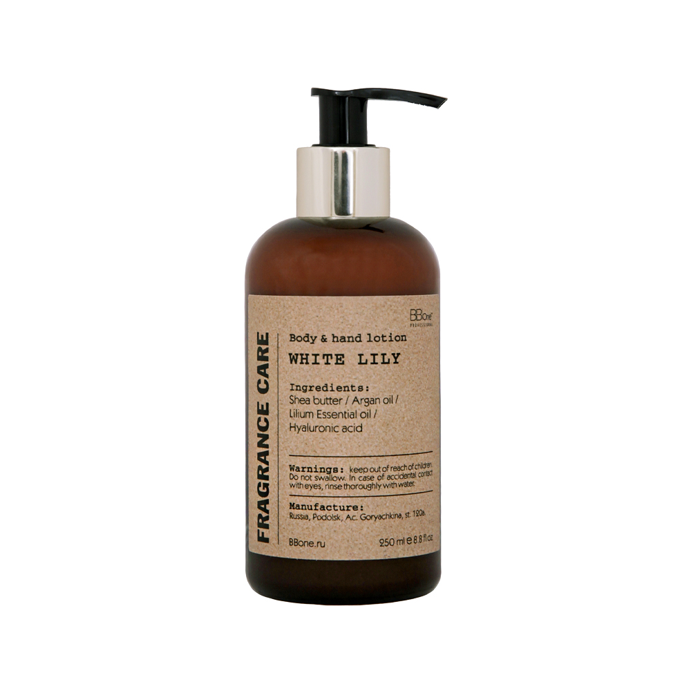 

Парфюмированный лосьон BB ONE Fragrance care Body&Hand lotion white lily 250 мл