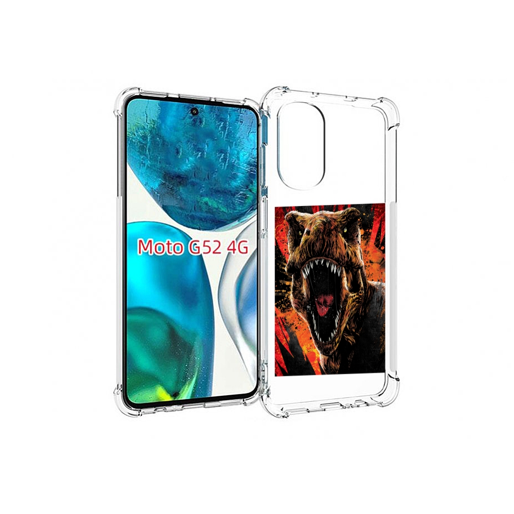 

Чехол MyPads Тиранозавр для Motorola Moto G82 / Moto G52, Прозрачный, Tocco