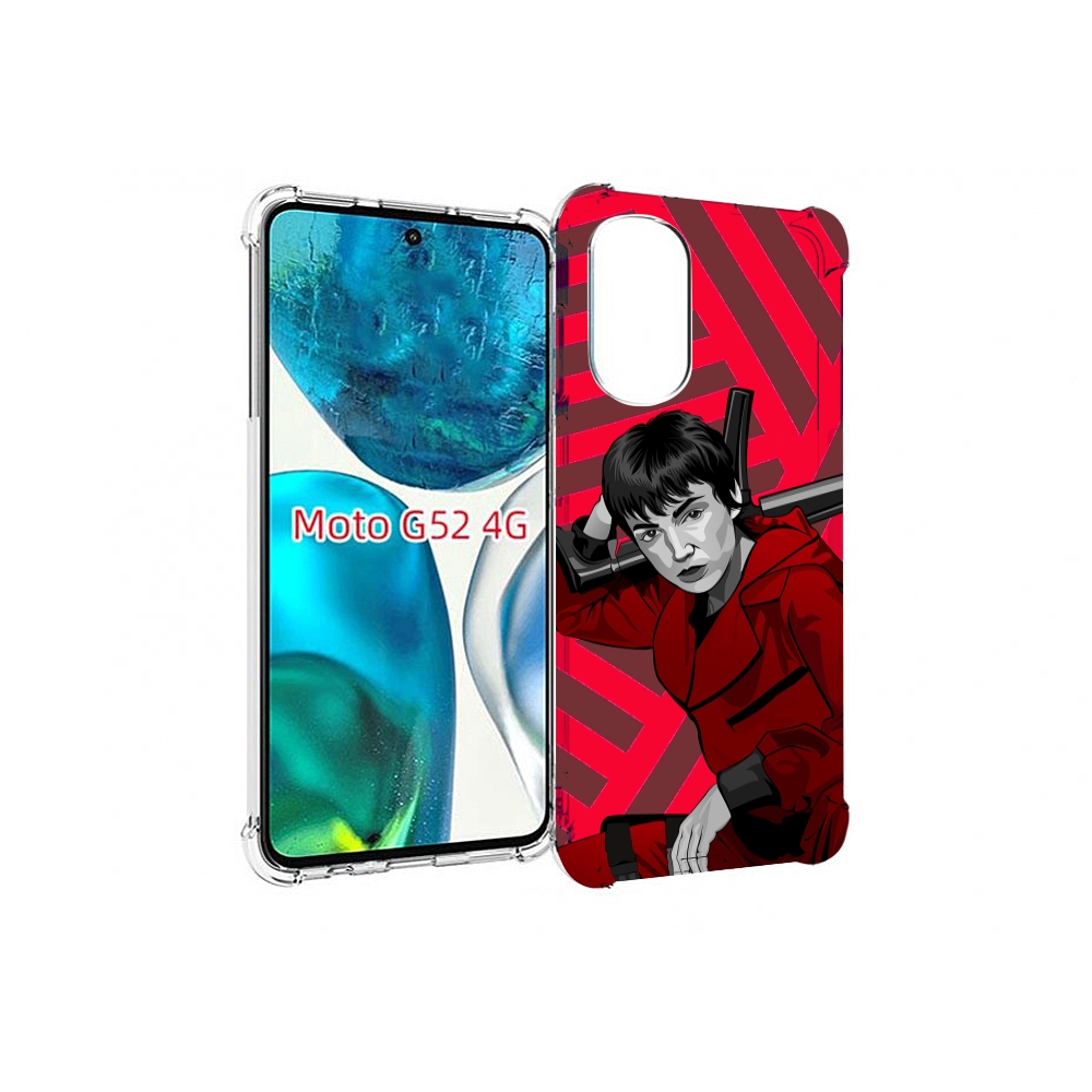 

Чехол MyPads Токио-бумажный-дом для Motorola Moto G82 / Moto G52, Прозрачный, Tocco