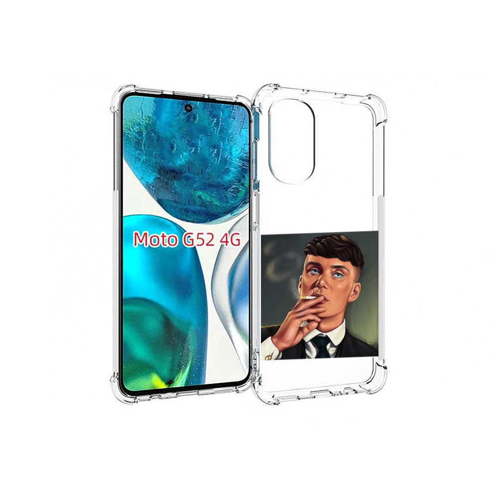 

Чехол MyPads Томас-Шелби для Motorola Moto G82 / Moto G52, Прозрачный, Tocco