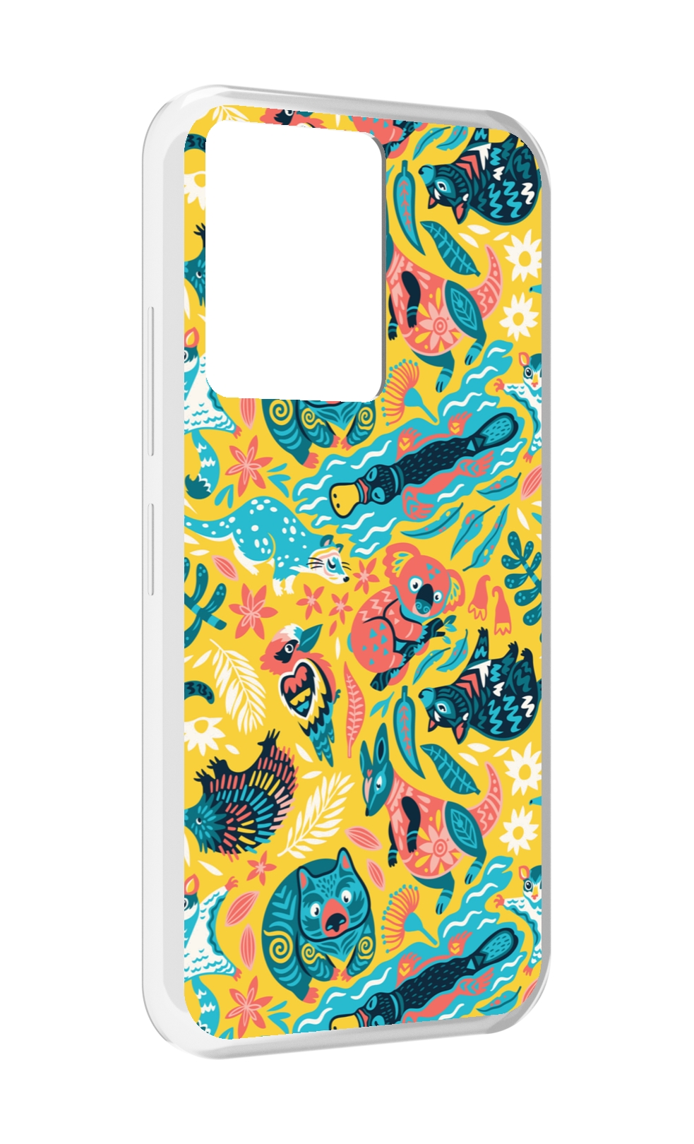 

Чехол Mypads Seamless-Pattern Для Infinix Note 12 5G X671/Note 12 Pro 5G, Прозрачный, Tocco
