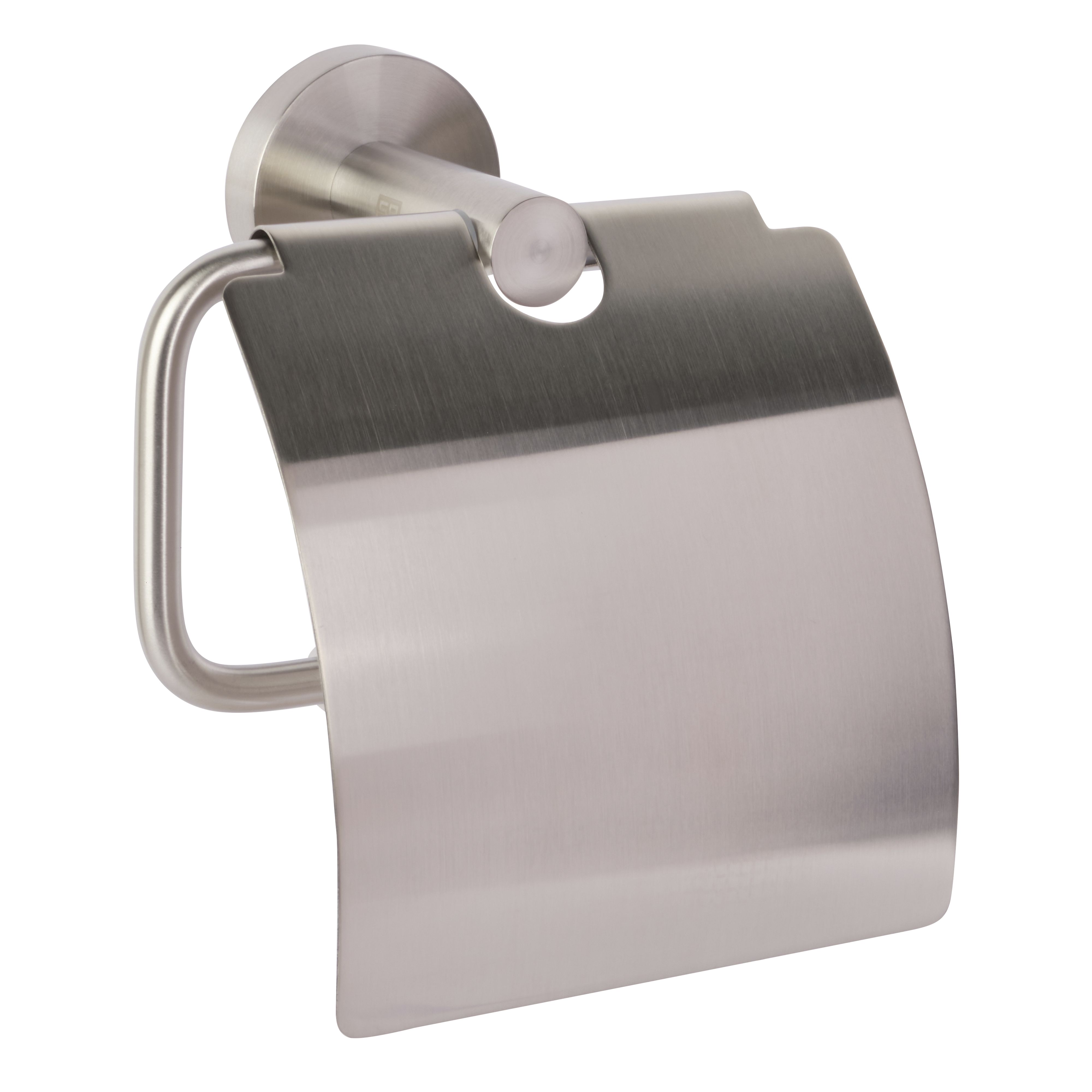 

Держатель для туалетной бумаги SATO BA001804 с крышкой серебристый, BA001804