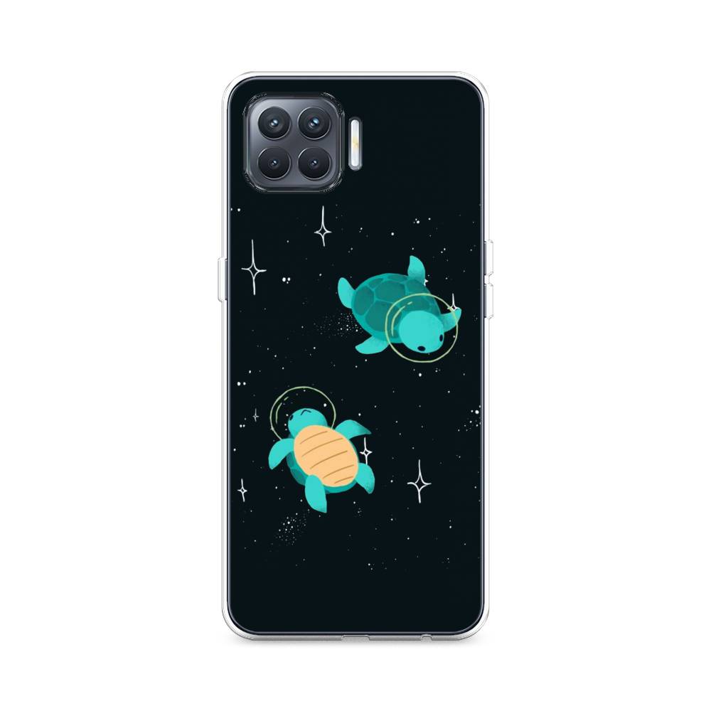 

Чехол Awog на Oppo Reno 4 Lite/A93 "Черепашки космонавты", Разноцветный, 255350-4