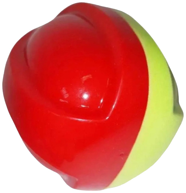 фото Игрушка для животных beroma мяч двухцветный, салатово-красный