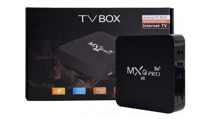 Смарт-приставка X96 TV Box MX Q Pro 4K / черный