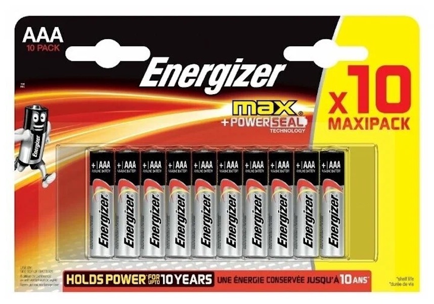 

Батарейка LR03 Energizer (AAA-мизинчиковые) 10 шт. Max