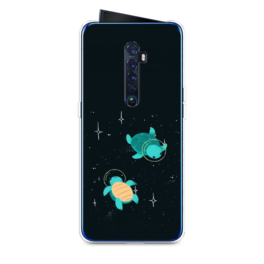 

Чехол Awog на Oppo Reno 2 "Черепашки космонавты", Разноцветный, 253550-4