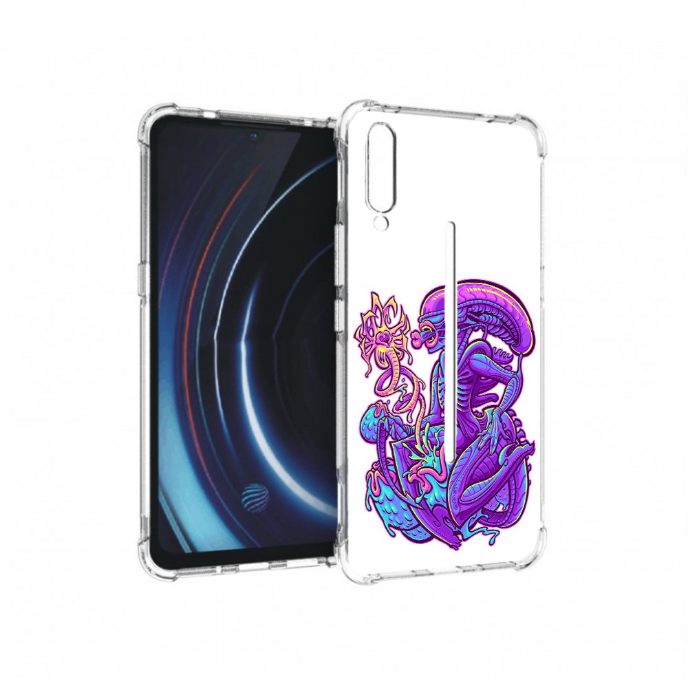

Чехол MyPads Tocco для Vivo iQOO чужой фиолетовый цвет (PT226955.389.693), Прозрачный, Tocco