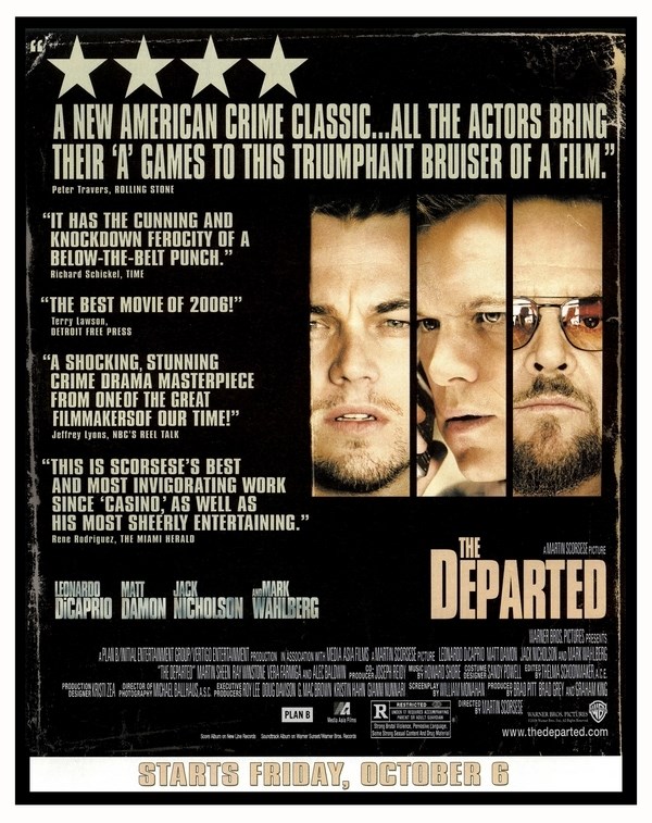 

Постер к фильму "Отступники" (The Departed) 50x70 см