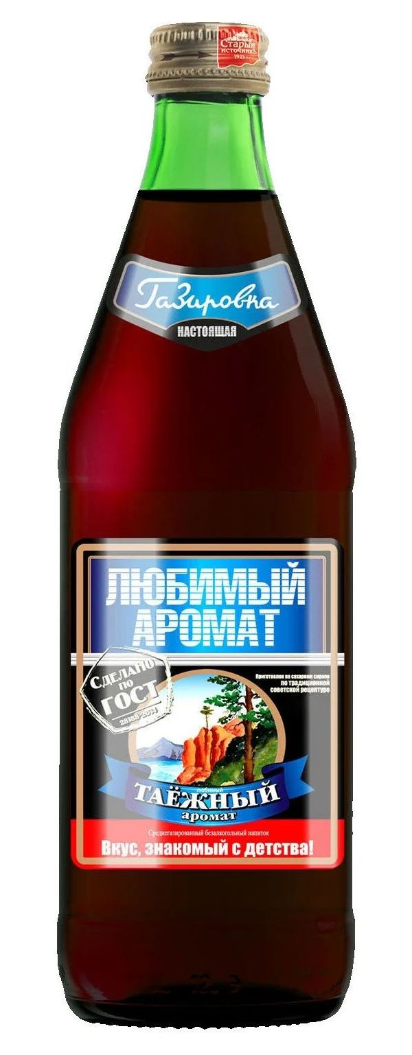 

Газированный напиток Любимый Аромат Таежный 1 л