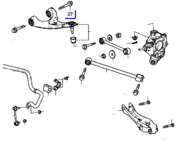 

Болт 14X90, HONDA , Оригинал, 1 шт., 1