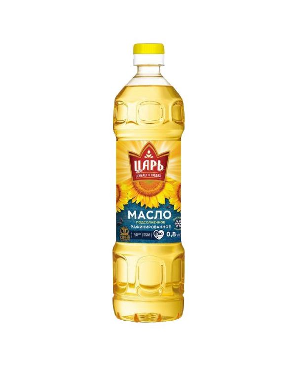 

Масло подсолнечное Царь 0,8 л