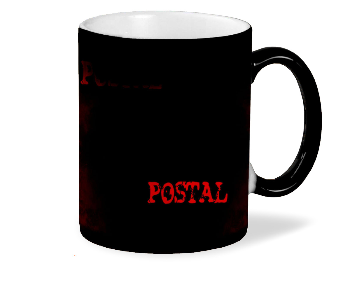 

Кружка CoolPodarok Постал Postal (мужчина с серпом на черном фоне)