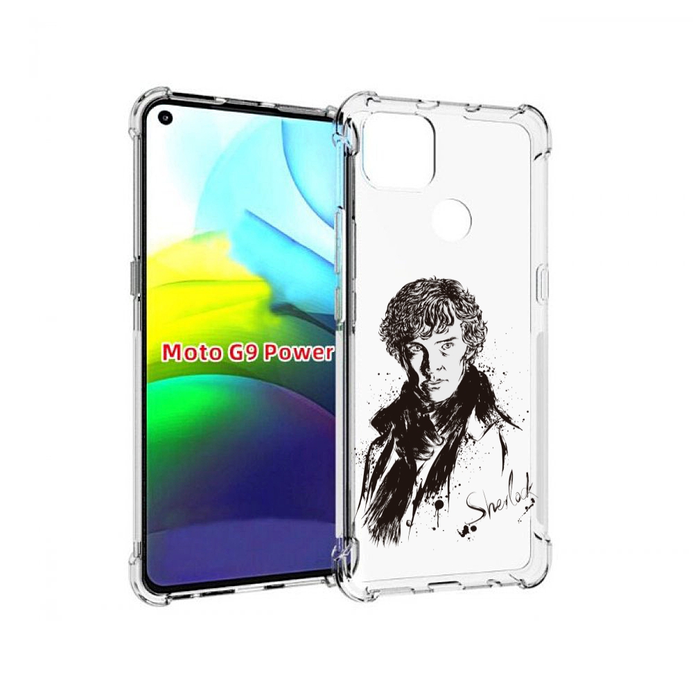 

Чехол MyPads шерлок холмс портрет для Motorola Moto G9 Power, Прозрачный, Tocco