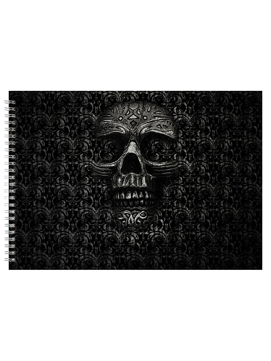 

Альбом для рисования DRABS Black Skull череп