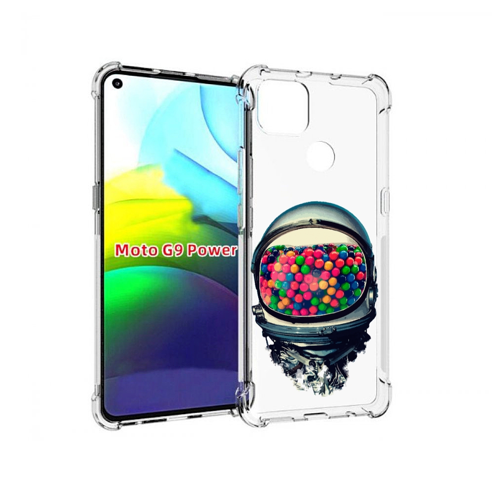 

Чехол MyPads шлем космонавта для Motorola Moto G9 Power, Прозрачный, Tocco