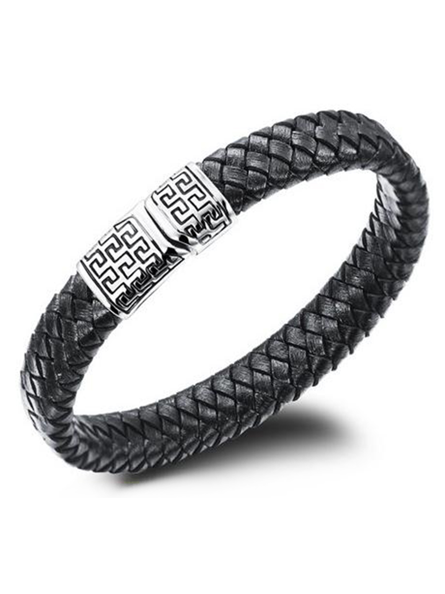 

Браслет мужской 2beMan MB115 черный, MB115