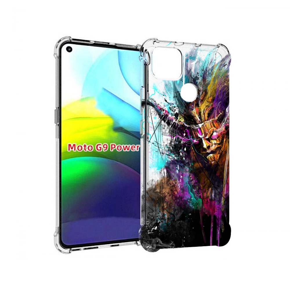 

Чехол MyPads яркий дьявол для Motorola Moto G9 Power, Прозрачный, Tocco