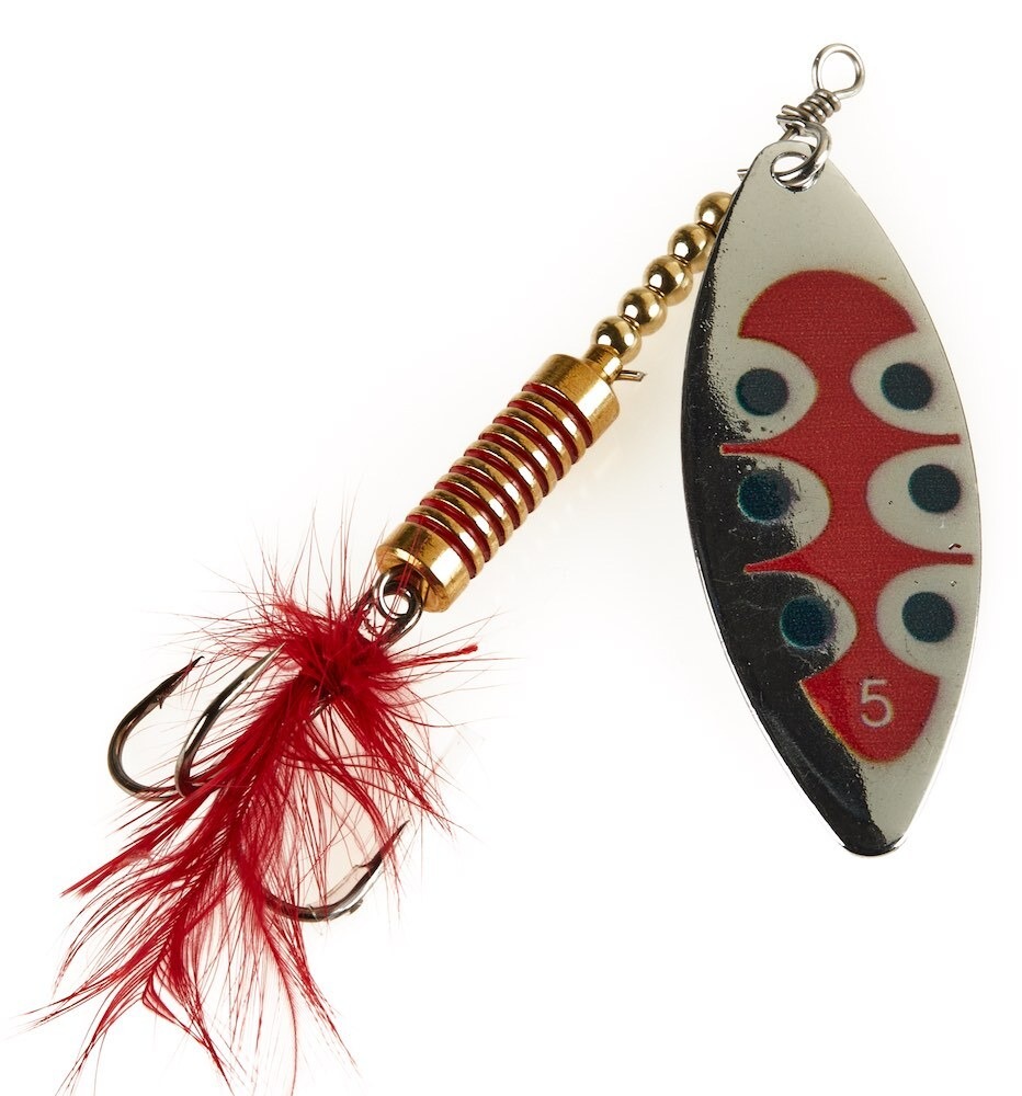 

Блесна Lucky John SPIN-X LONG-05 (12.0гр) # SX1, Красный;серебристый;черный, Spin-x long