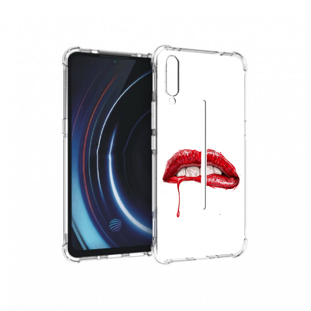 

Чехол MyPads Tocco для Vivo iQOO яркие красные губы (PT226955.389.706), Прозрачный, Tocco