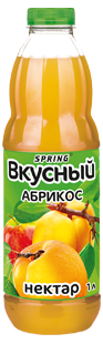 фото Нектар вкусный абрикосово-яблочный с мякотью 1 л вкусный день