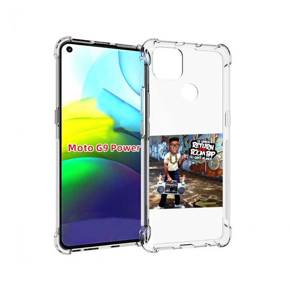 

Чехол MyPads 50 Cent & DJ Lennox - Return Of The Boom Bap для Motorola Moto G9 Power, Прозрачный, Tocco