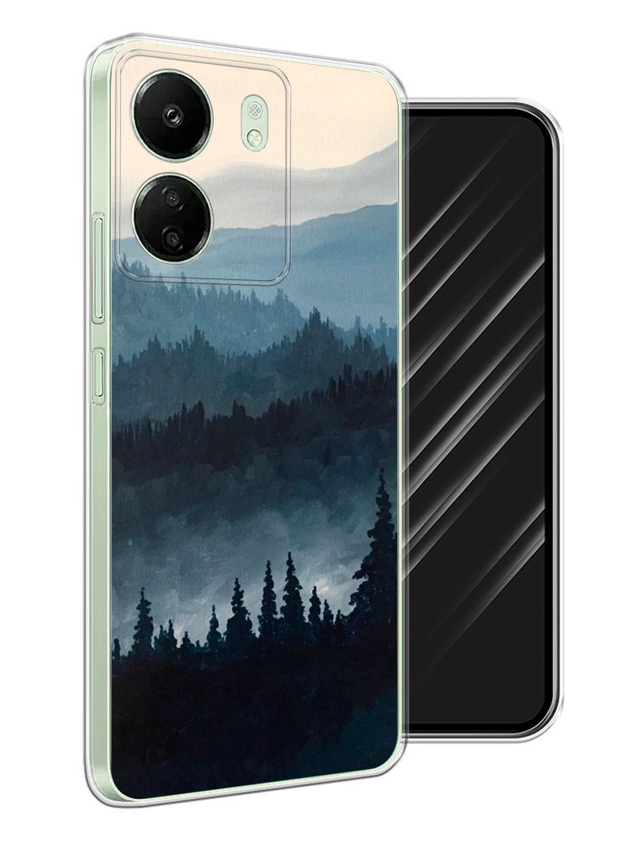 

Чехол Awog на Xiaomi Redmi 13C, Poco C65 "Туманные горы", Бежевый;серый;черный, 320650-1