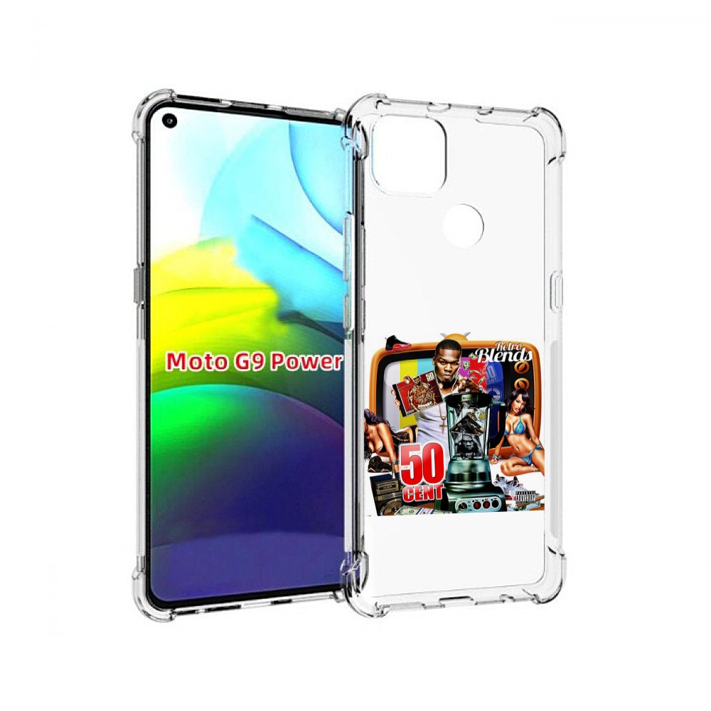 

Чехол MyPads 50 Cent - Retro 50 Cent Blends для Motorola Moto G9 Power, Прозрачный, Tocco
