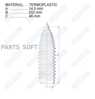

MOTORHERZ RDZ0609MG Пыльник рулевой рейки