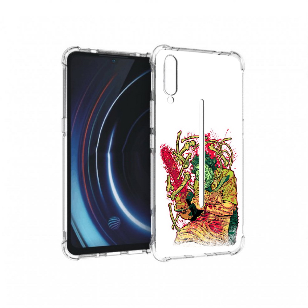 

Чехол MyPads Tocco для Vivo iQOO яркий мясник (PT226955.389.711), Прозрачный, Tocco