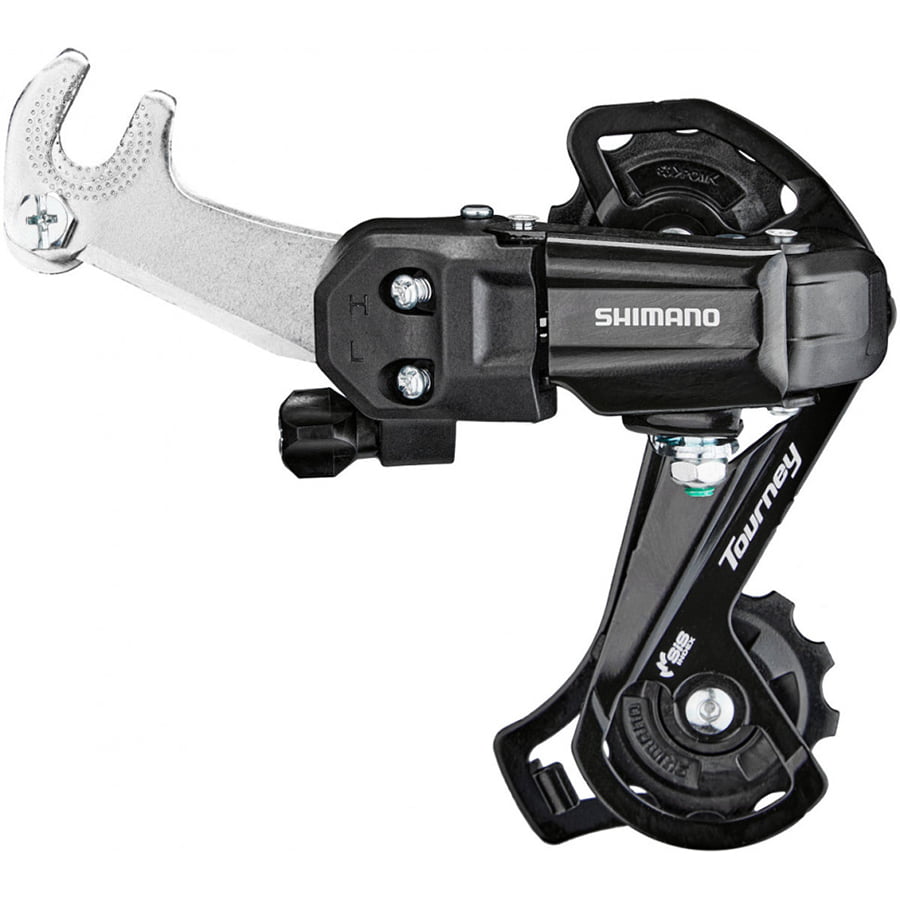 Переключатель задний Shimano Tourney TY200 GS 6/7 скоростей крепление на ось ARDTY200GSLB