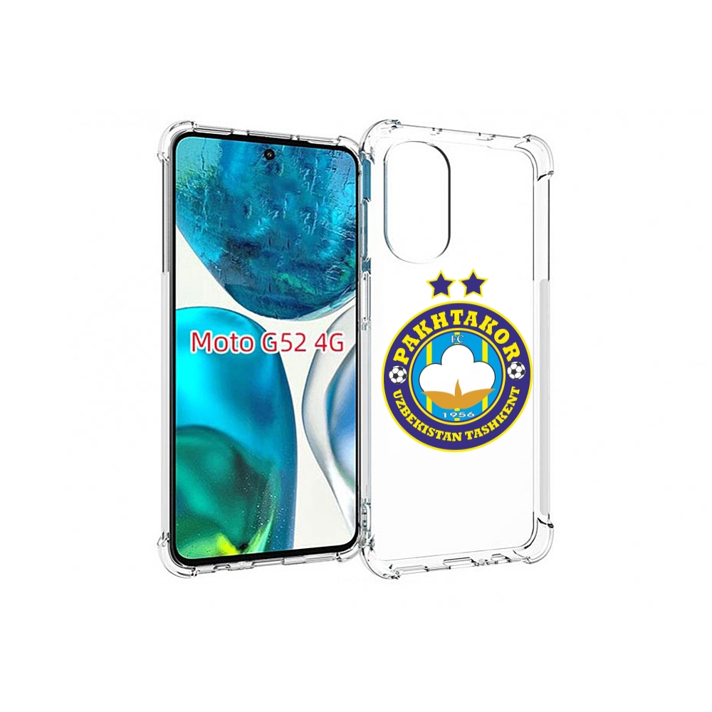 

Чехол MyPads Фк Пахтакор Pakhtakor мужской для Motorola Moto G82 / Moto G52, Прозрачный, Tocco