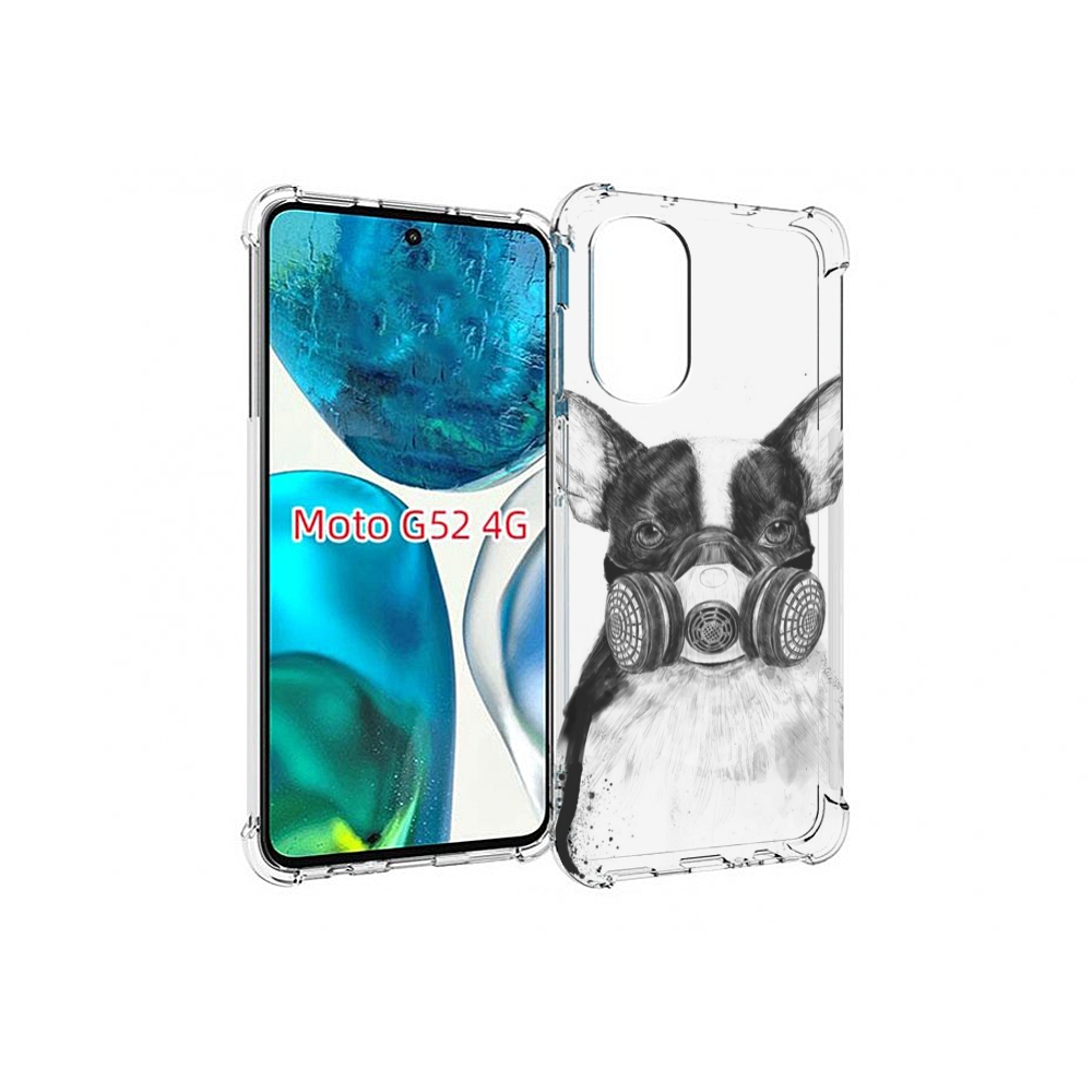 

Чехол MyPads Французский бульдог для Motorola Moto G82 / Moto G52, Прозрачный, Tocco